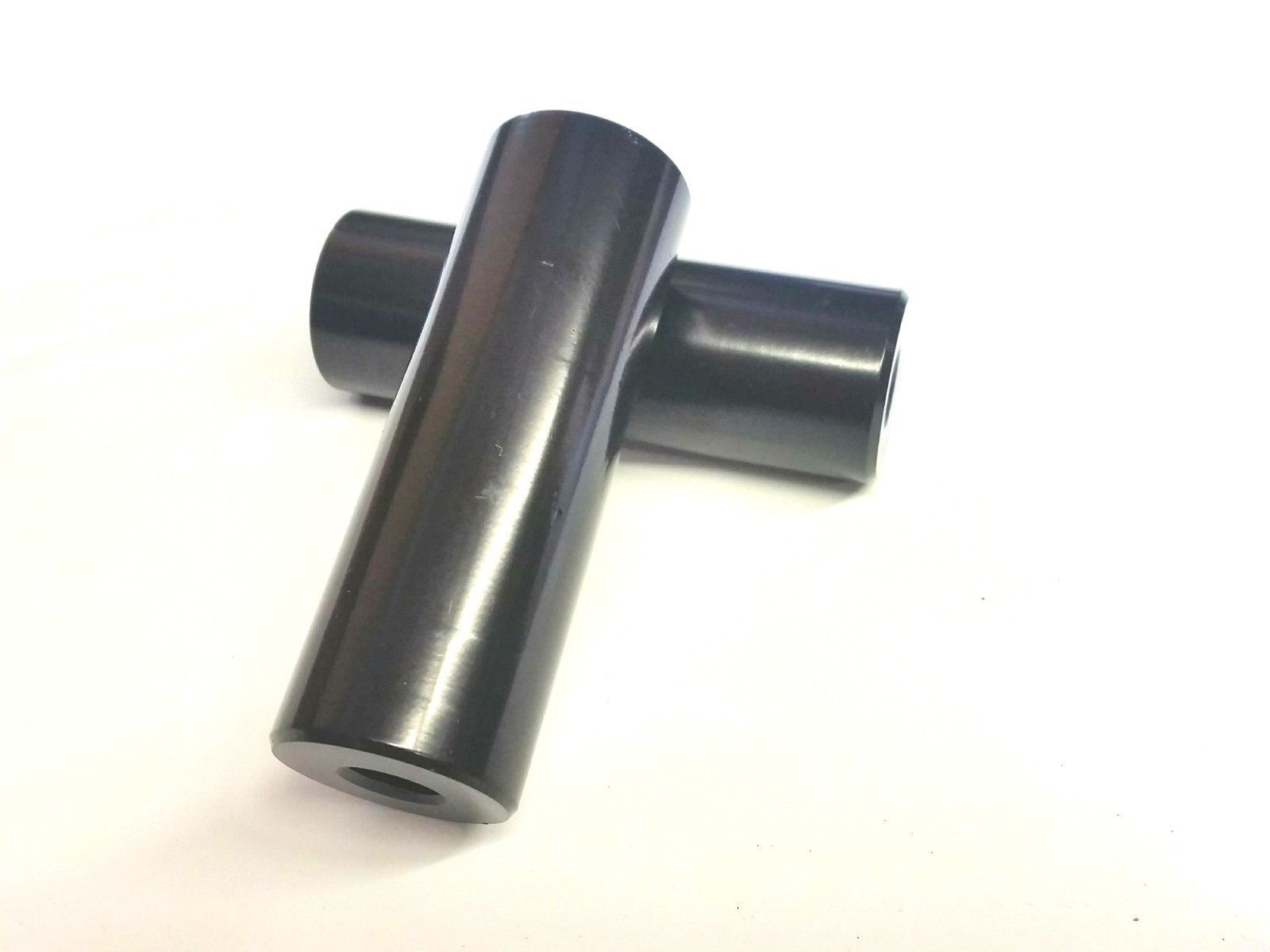 Steel Axle pegs (pair) - Black - 14mm or 3/8"
