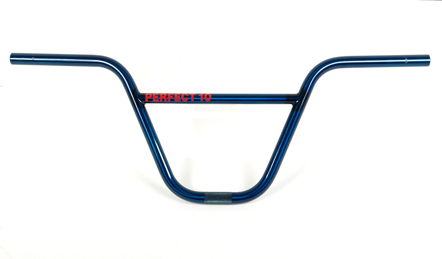S&M Perfect 10 2pc BMX Handlebars - 10" - Trans Blue - USA Made