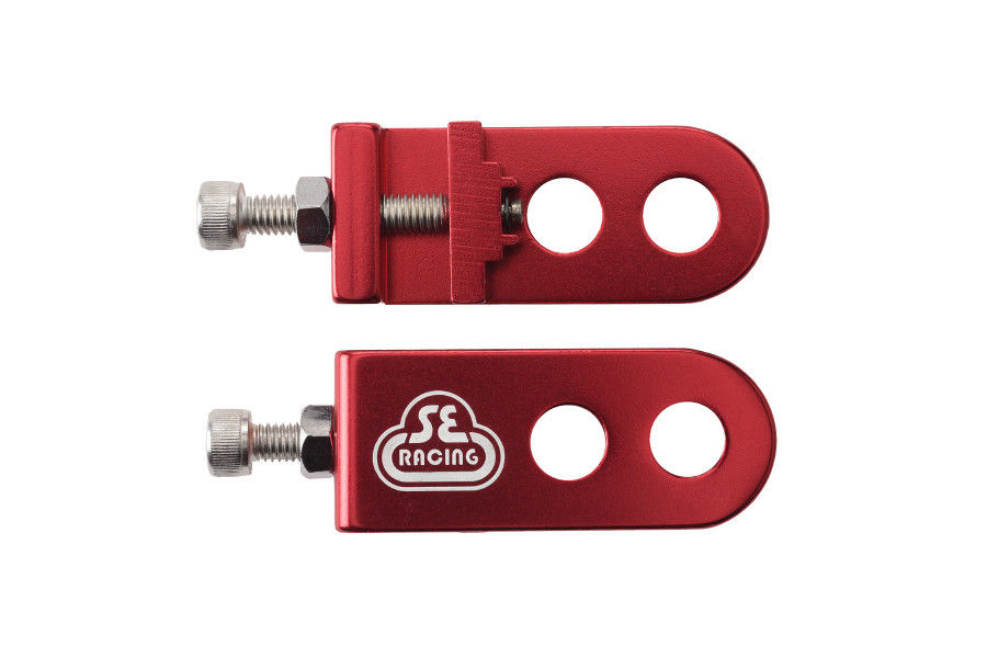 SE Lockit 3/8" BMX Chain Tensioners - Pair - Red
