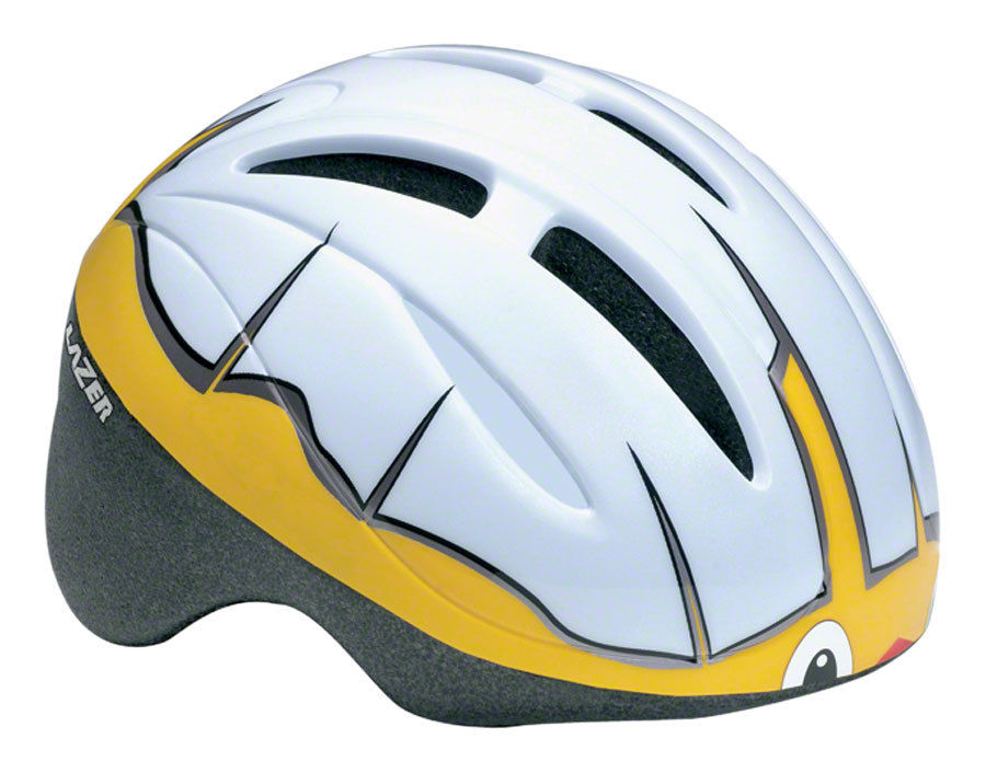 Lazer BOB Toddler Bicycle Helmet - 46-52mm - Egg w/ Chick Print (White & Yellow)
