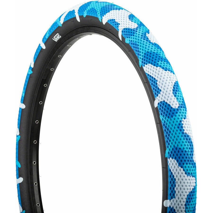 Blue camo top bike tires