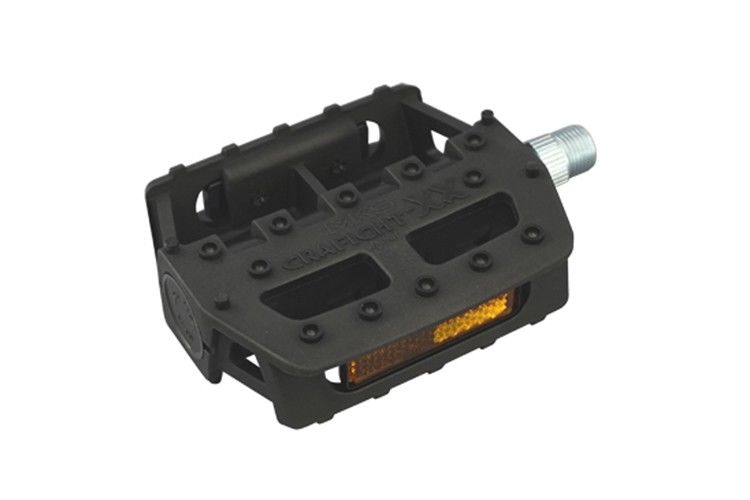 MKS Grafight XX Platform Pedals (Re-issue) - 1/2" - Black
