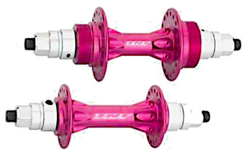 TNT Derringer Sealed BMX Flip/Flop Freewheel Hubset - 36h - 3/8" axle - Pink