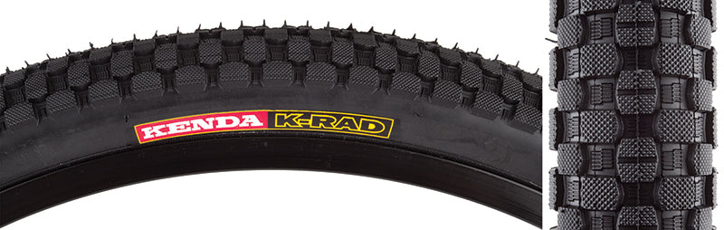 24x1.95 Kenda K-Rad BMX Tire - Black