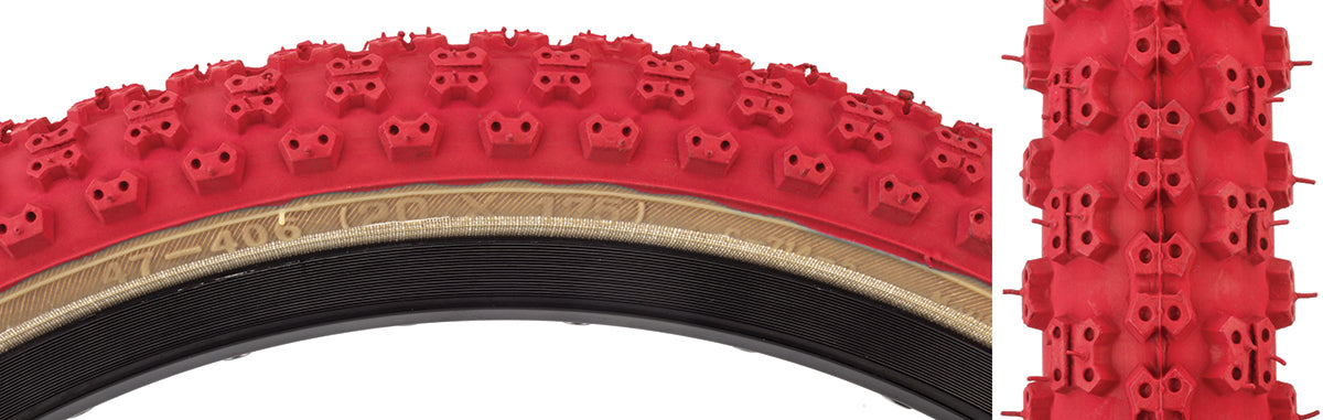 20x1.75 CST Comp III BMX Tire - Red w/ Dark Skinwall