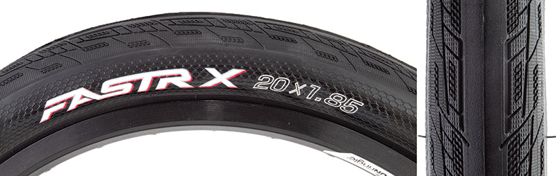 20x1.85 Tioga Fastr-X BMX tire - Black