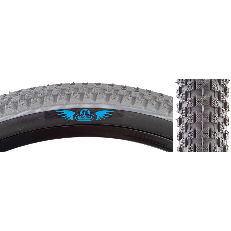 Lot De 2 Pneus BMX SE Racing Cub - 24 X 2.0 - Gris/Noir - Neufs - ISO 507