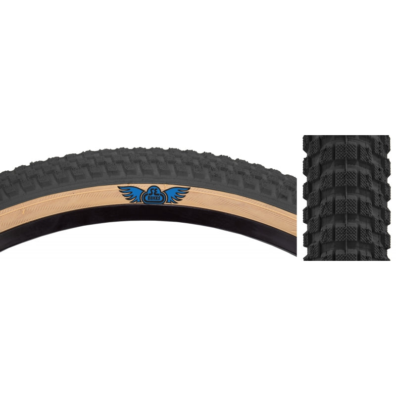 26x2.0 SE Racing Cub BMX Tire - Black w/ Skinwall