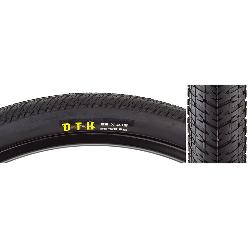 Maxxis DTH Folding Tire All Black C&W Cycle - Main Image