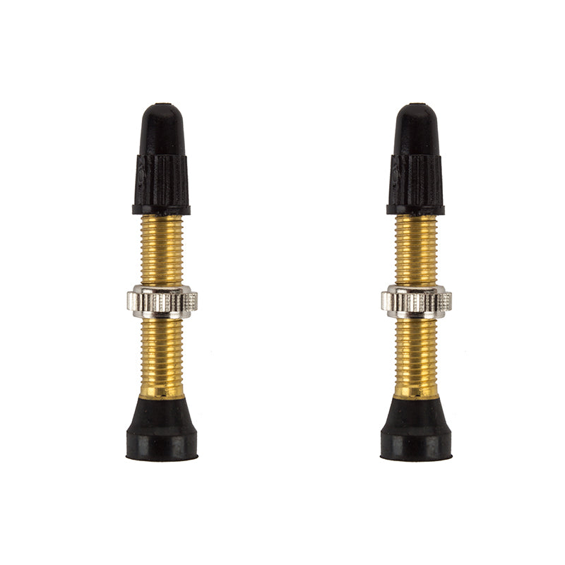 WTB Brass TCS Tubeless Presta Valve Stems - 34mm - Pair