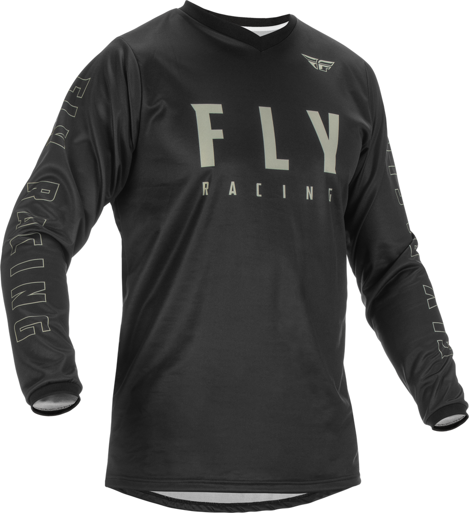 Fly F-16 BMX Jersey (2022) - Adult XXXXX-Large (5XL) - Black & Gray
