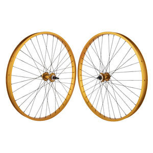 29" SE Racing Big Ripper HD Wheelset - Pair - 36H - Disc Brake - Gold