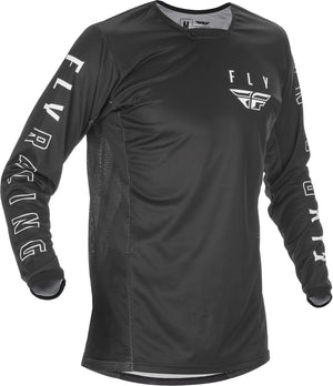 Fly Kinetic K121 BMX Jersey (2021) - Youth X-Large (YXL) - Black / White