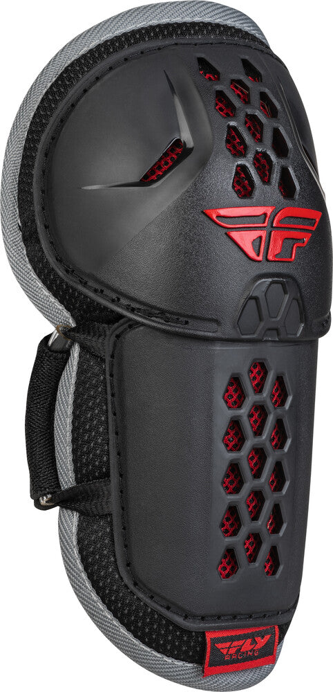 Fly Racing Barricade Flex  BMX Elbow Guard - Youth Size - Black/Red