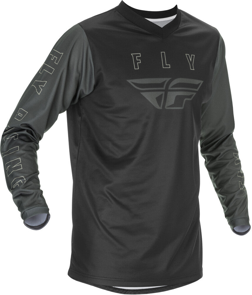 Fly F-16 BMX Jersey (2021) - Adult Small (S) - Black & Gray