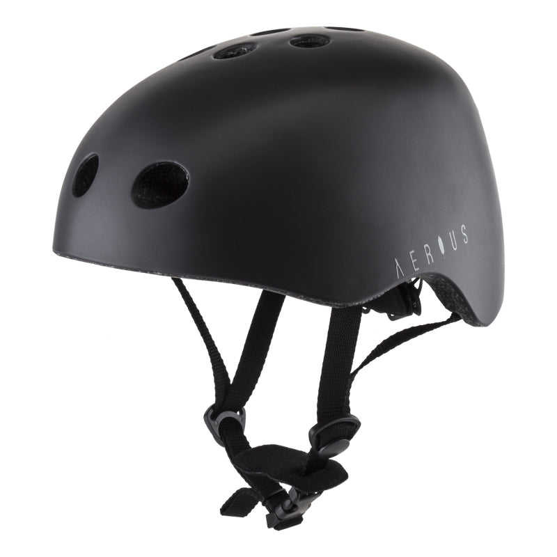 Aerius Crow BMX / Skate Helmet - Large (L) - Matte Black