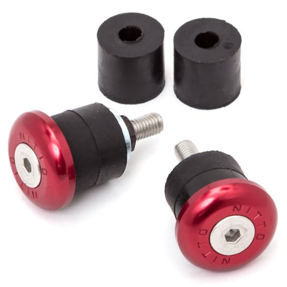 Nitto EC 02 BMX Bar Ends Aluminum Bar Plugs Red