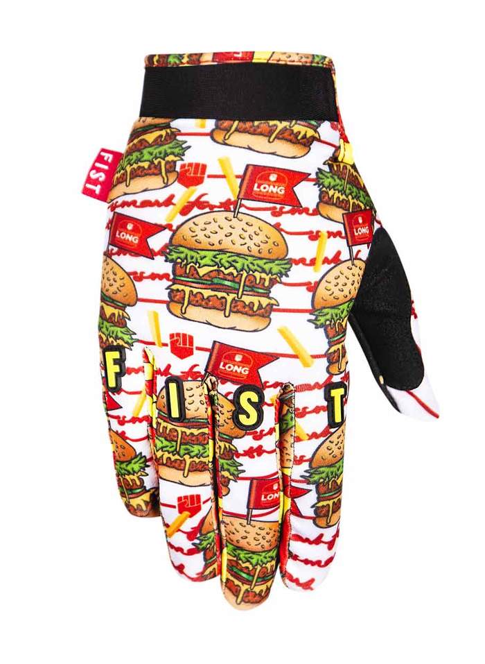 Fist Burgers Gloves Size 11 Adult XL Dylan Long