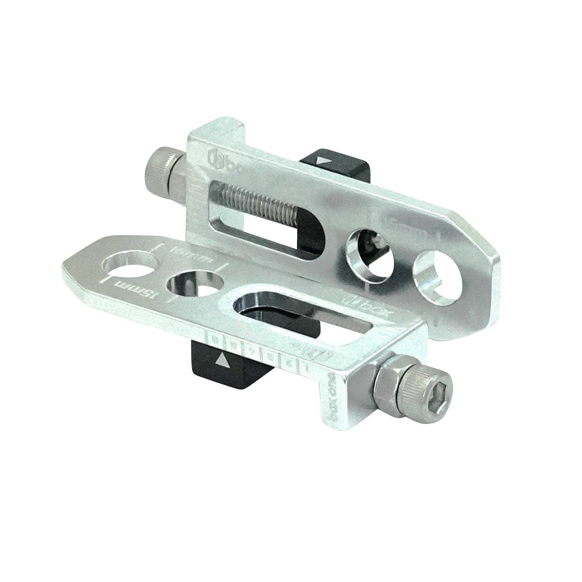 Box One 3/8" BMX Chain Tensioners - Pair - Silver