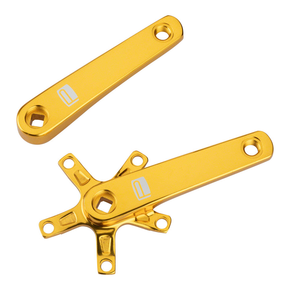 gold bmx cranks