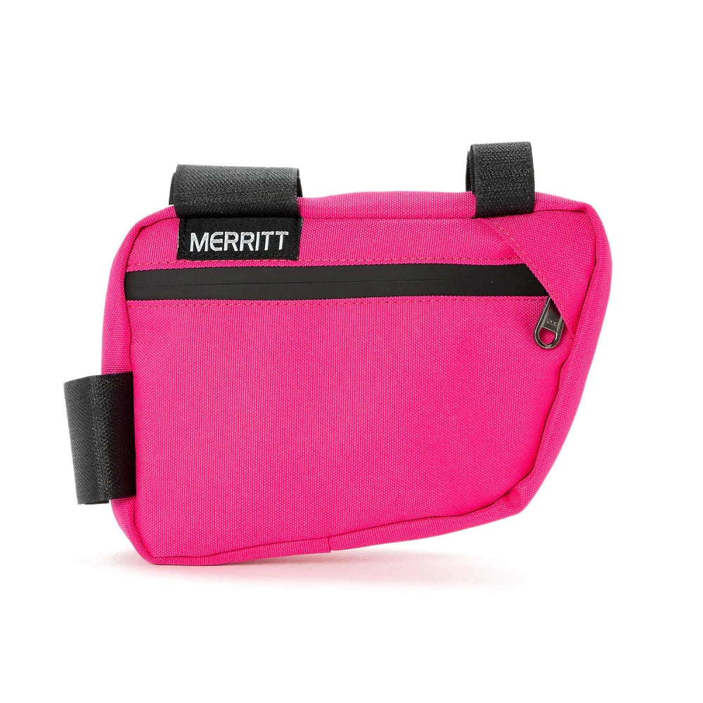 Merritt BMX Corner Pocket Frame Bag - Hot Pink