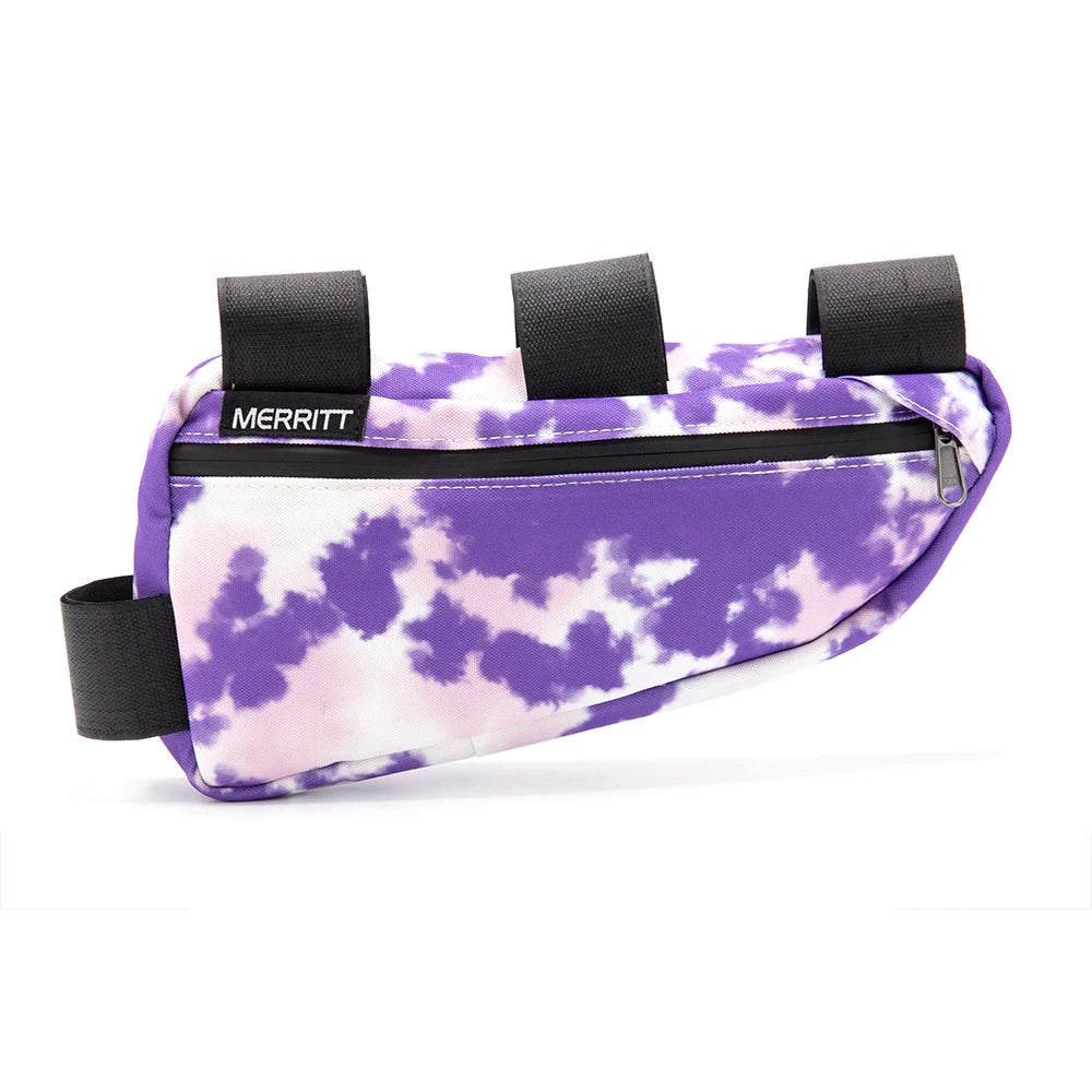 Merritt BMX Corner Pocket XL Frame Bag - Purple Tie Dye