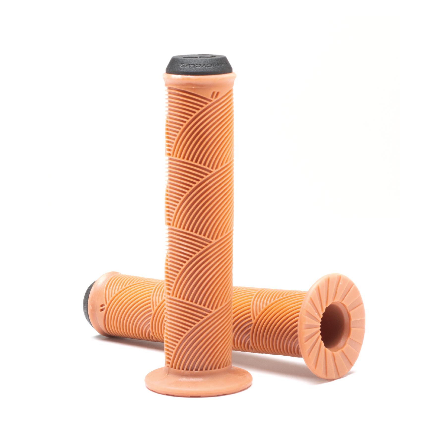 DK Tsuka BMX Grips w/ Bar Ends - Flanged - Gum
