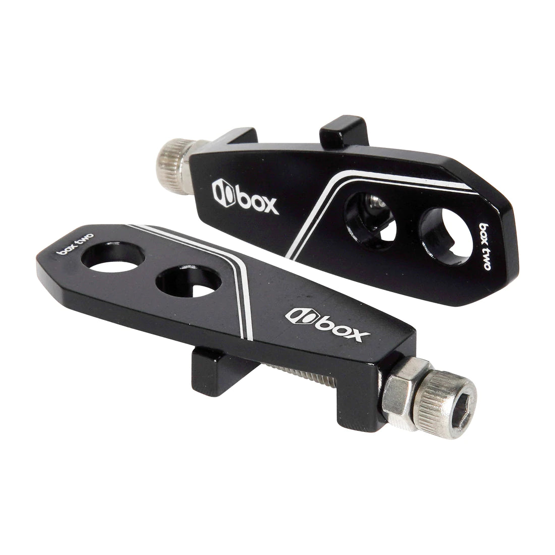 Box Two 3/8" BMX Chain Tensioners - Pair - Black