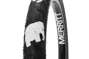 20x2.35 Merritt BMX Billy Perry/FTL Option "Slidewall" Tire - 110psi - Black & White