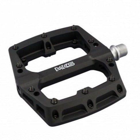 MKS Gauss Sealed BMX Platform Pedals Plastic - 9/16" - Black
