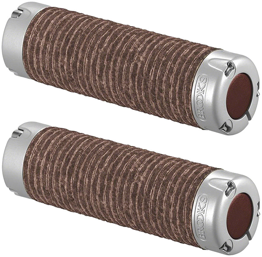 Brooks Plump Leather Grips: Adjustable & Hardwearing Grips