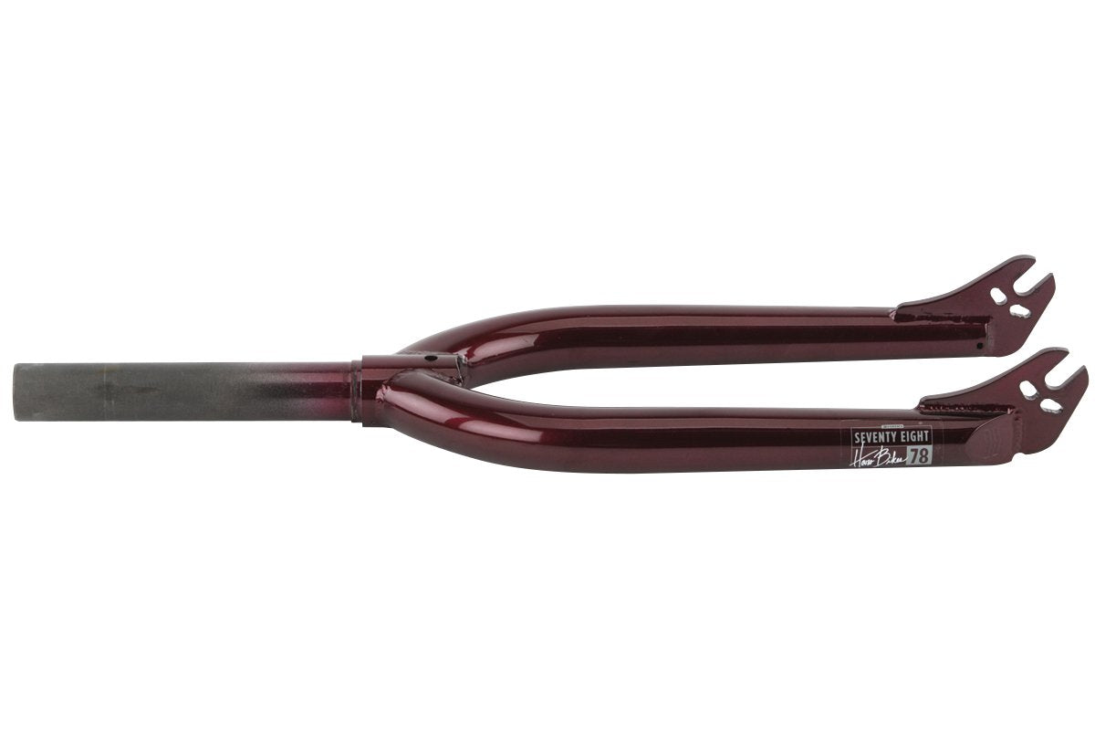 Haro 78 Threadless 20" BMX Fork - 3/8" dropouts - Burgundy