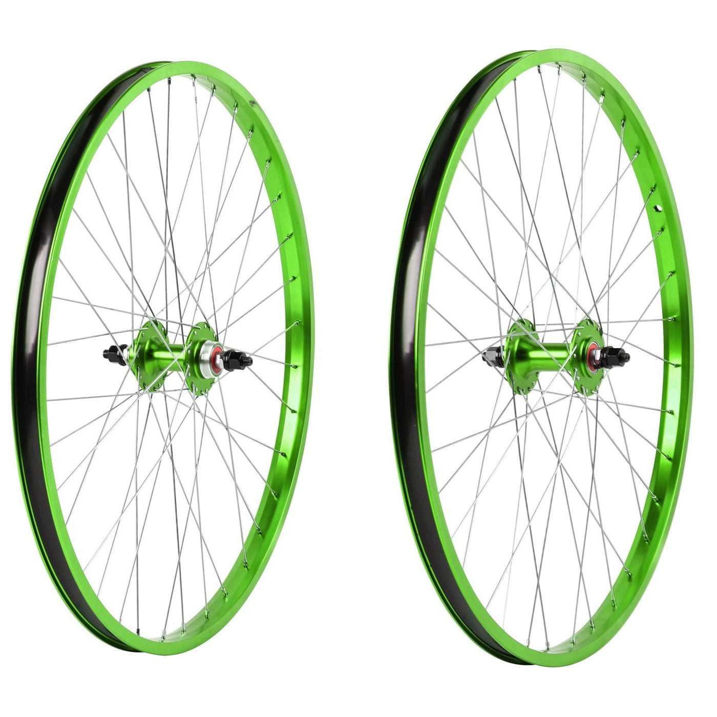 26" Haro Legends  BMX Wheelset - Sealed - Double Wall - Green
