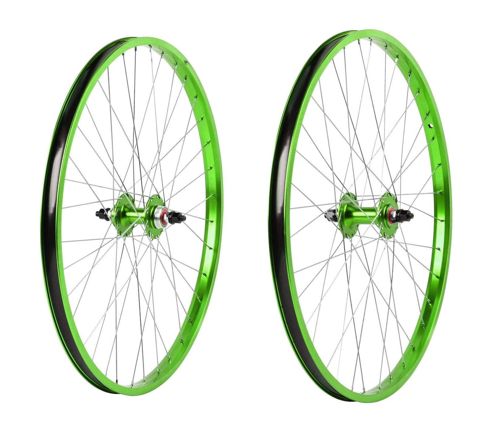 26" Haro Legends  BMX Wheelset - Sealed - Double Wall - Green