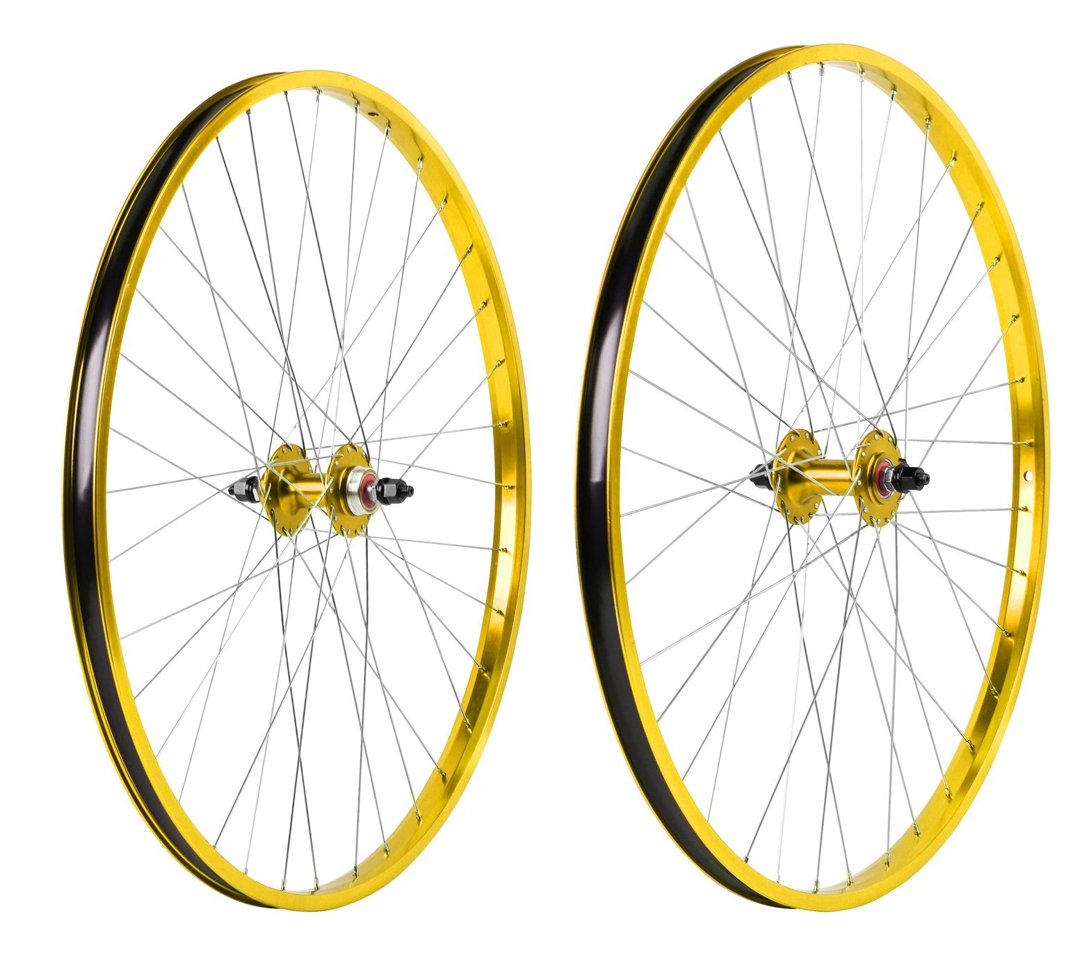 29 Haro Legends BMX Wheelset Sealed Double Wall Gold BMXGuru C W Cycle