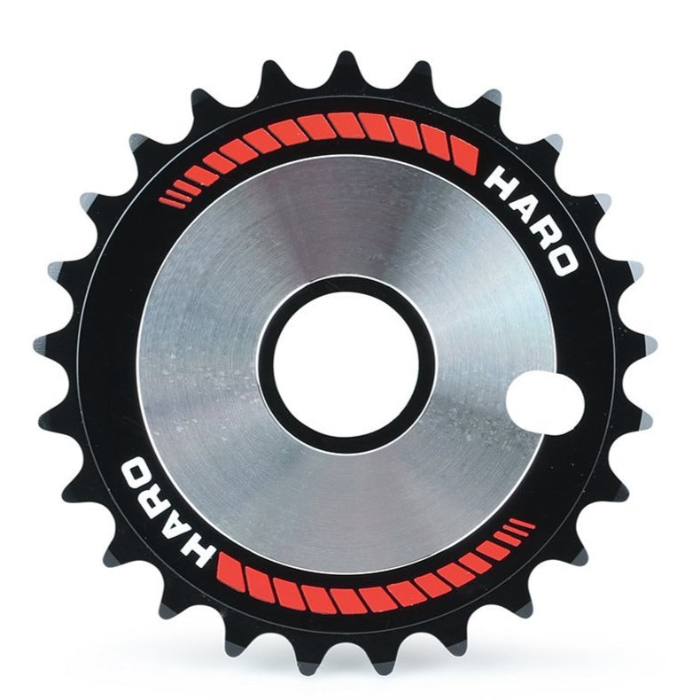 Haro Team Disc 25t BMX Sprocket / Chainwheel - Compact Disc - Black/Red