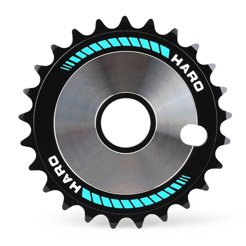 Haro Team Disc 25t BMX Sprocket / Chainwheel - Compact Disc - Black/Teal