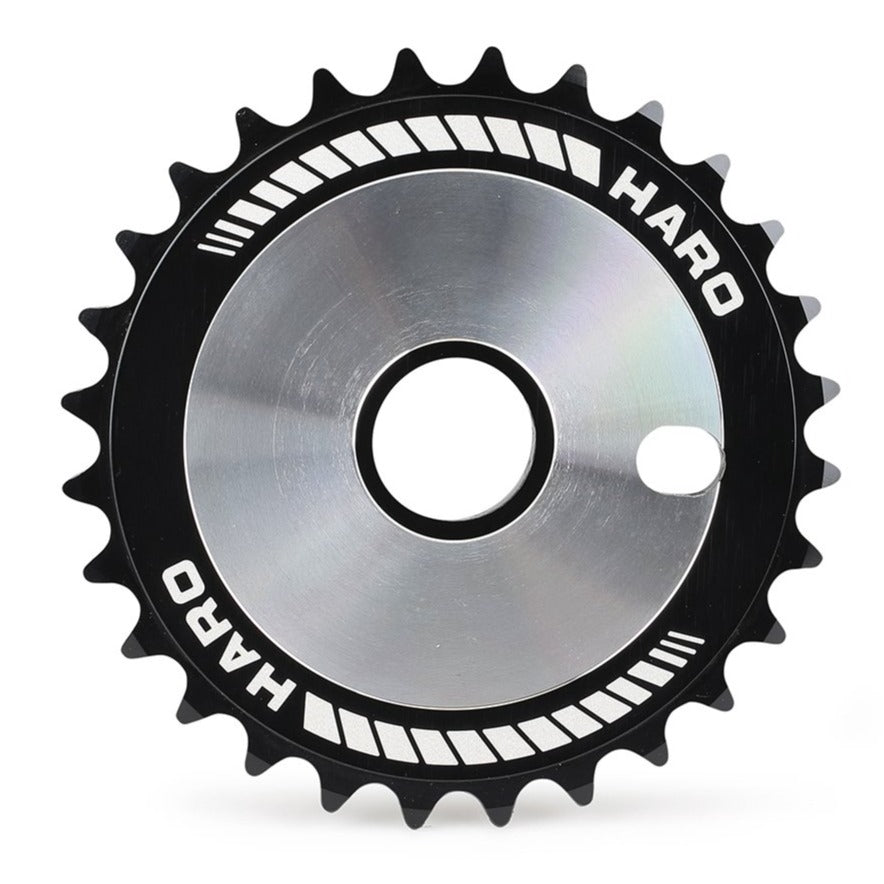 Haro Team Disc 28t BMX Sprocket / Chainwheel - Compact Disc - Black/Silver