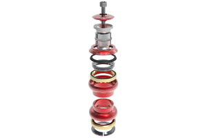 Cook Bros. Racing Stainless Steel Sealed Standard 1-1/8" Threadless Headset - Red