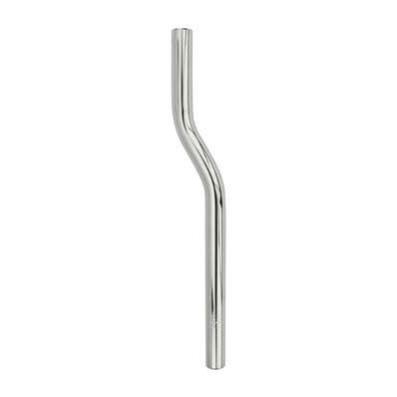22.2mm (7/8") Chromoly Snake Drainpipe-style Layback Seatpost - Chrome