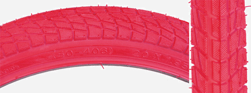 20x2.25 Kenda Kontact BMX Tire All Red BMXGuru C W Cycle
