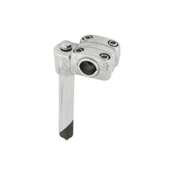 Suntour Style BMX Quill Stem - 21.1mm shaft f/ threaded 1" forks - Silver