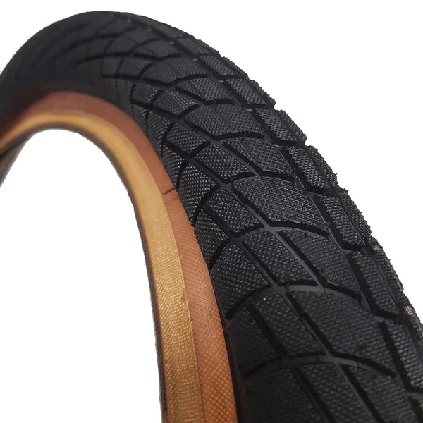 18x2.0 Kenda Kontact BMX tire Black w Skinwall BMXGuru C W Cycle