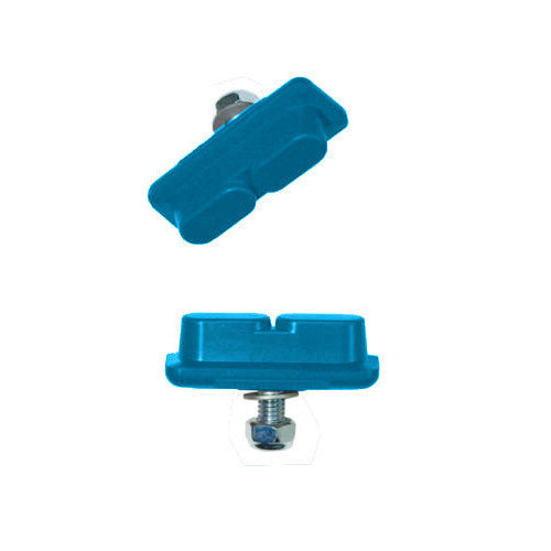 Kool Stop Continental Brake Pads  -Tuff Pads - Aqua Blue - USA Made