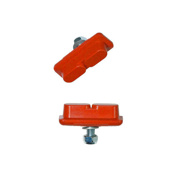 Kool Stop Continental Brake Pads - Tuff Pads - Orange - USA Made