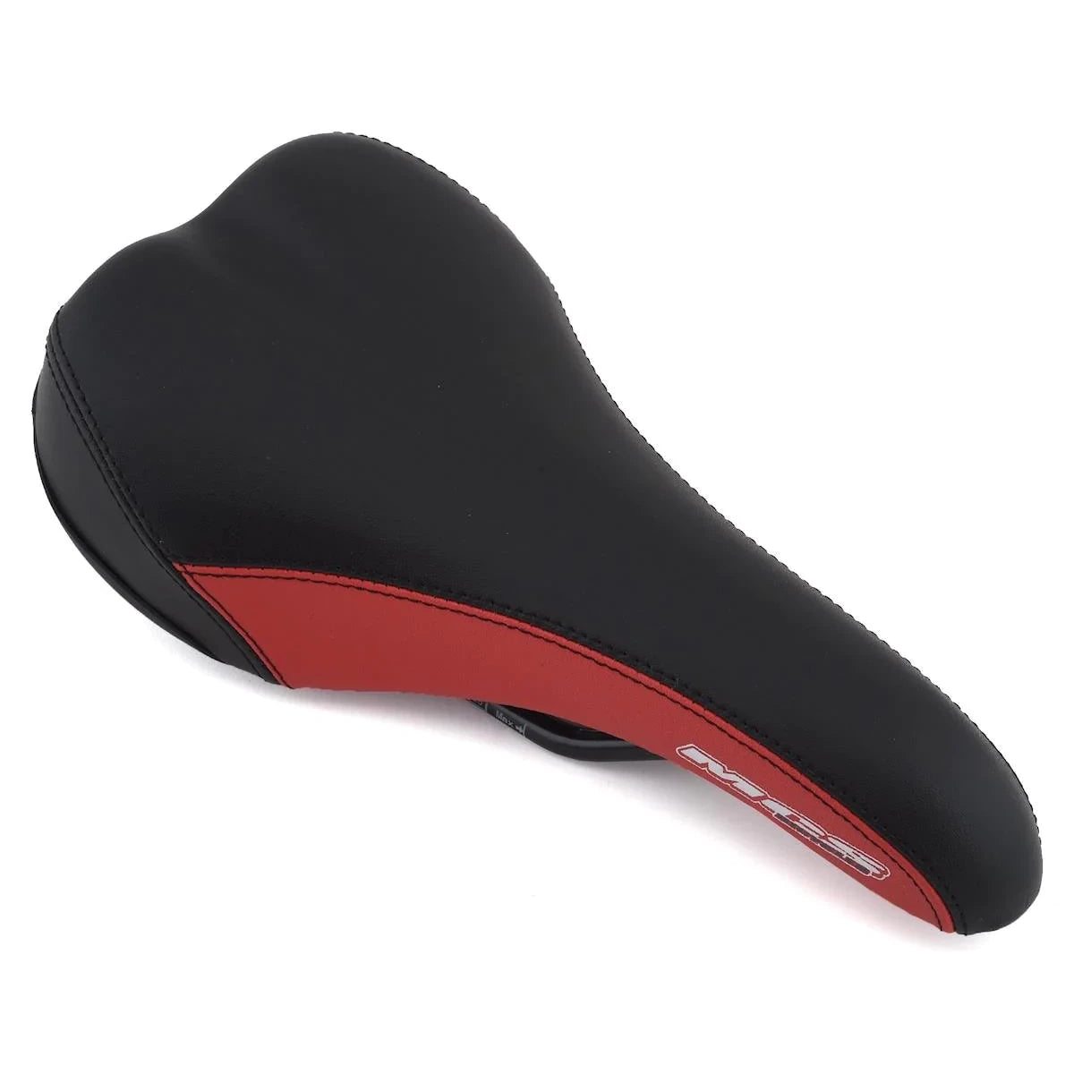 MCS BMX Expert Railed Seat - 7mm rails - Black & Red