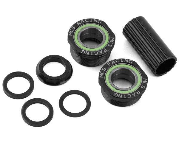 MCS Bicycles 19mm Euro BMX Bottom Bracket Set - Black