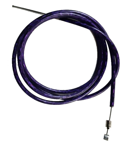 MCS Lightning BMX Brake Cable - 60"-65" - Holo Purple
