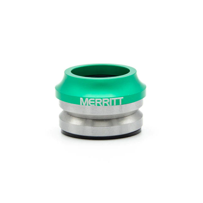 Merritt Low Top 1-1/8" Integrated BMX Headset - Aquafresh Green