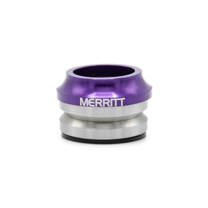 Merritt Low Top 1-1/8" Integrated BMX Headset - Purple